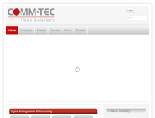 Tablet Screenshot of comm-tec.it