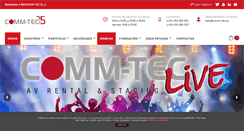 Desktop Screenshot of comm-tec.es